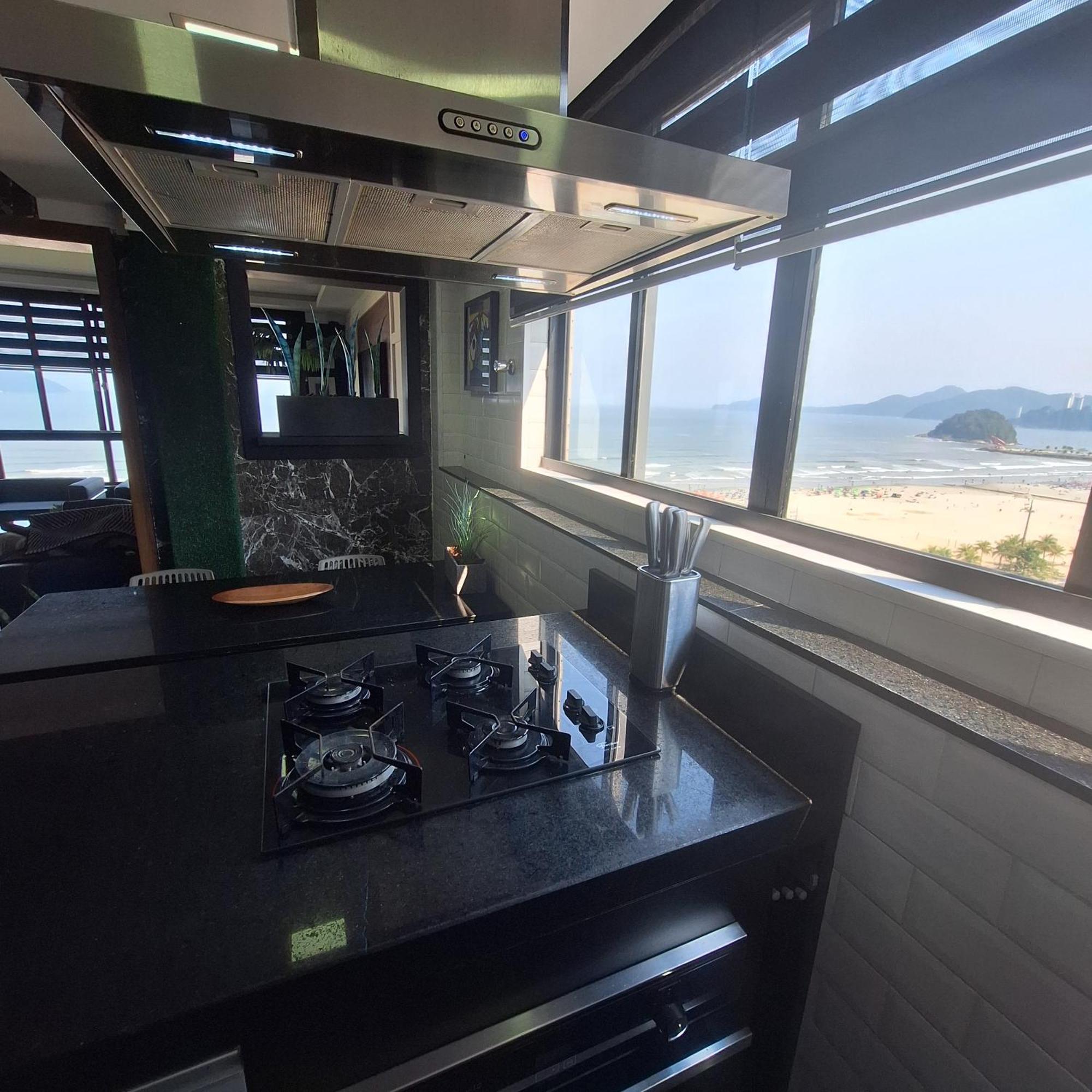 Apartamento Frente Mar Moderno 130M2 Santos  Exterior foto